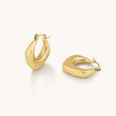 Geometric Hoop Earrings