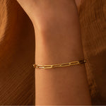 Paperclip Bracelet on Model