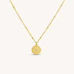 Round Compass Pendant Necklace