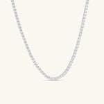 Vermail and Moissanite Necklace