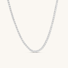 Vermail and Moissanite Necklace