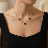 Five 4 Leaf Clover Necklace