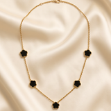Five 4 Leaf Clover Necklace